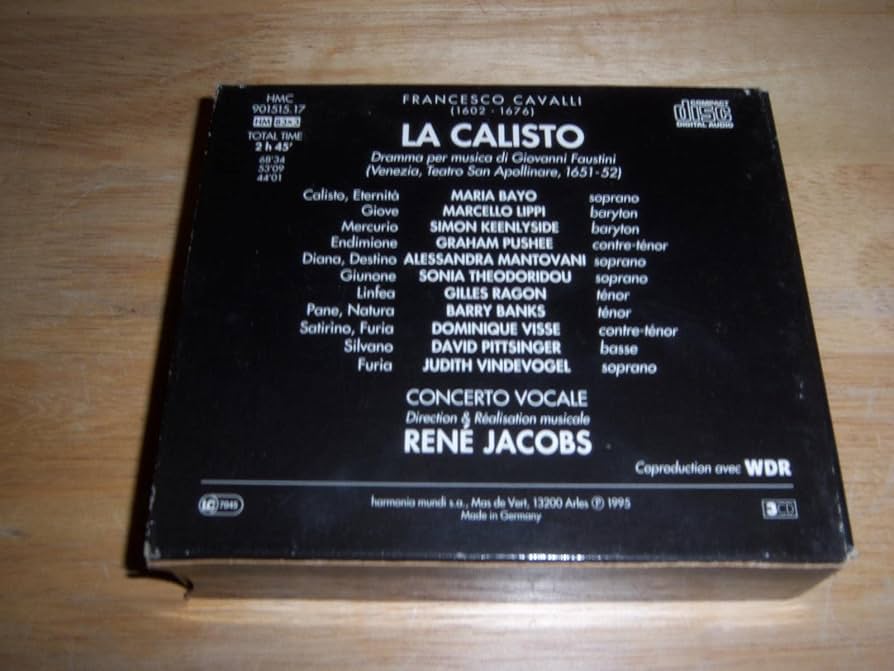 Amazon.co.jp: カヴァッリ:「カリスト」 (3CD) [Import] (LA